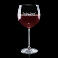 19 Oz. Woodbridge Crystalline Burgundy Glass